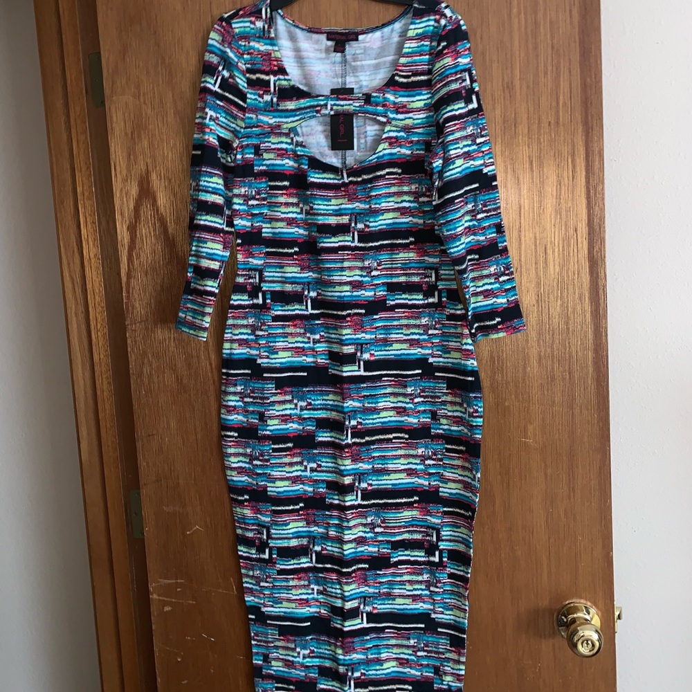 Body fitting maxi dress